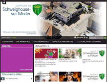 Tablet Screenshot of mairie-schweighouse.fr